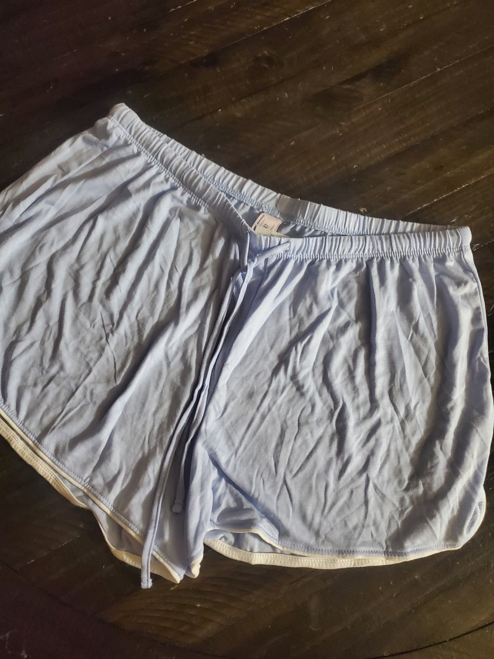 Auden Light Blue Women's Lounge Shorts with Drawstring